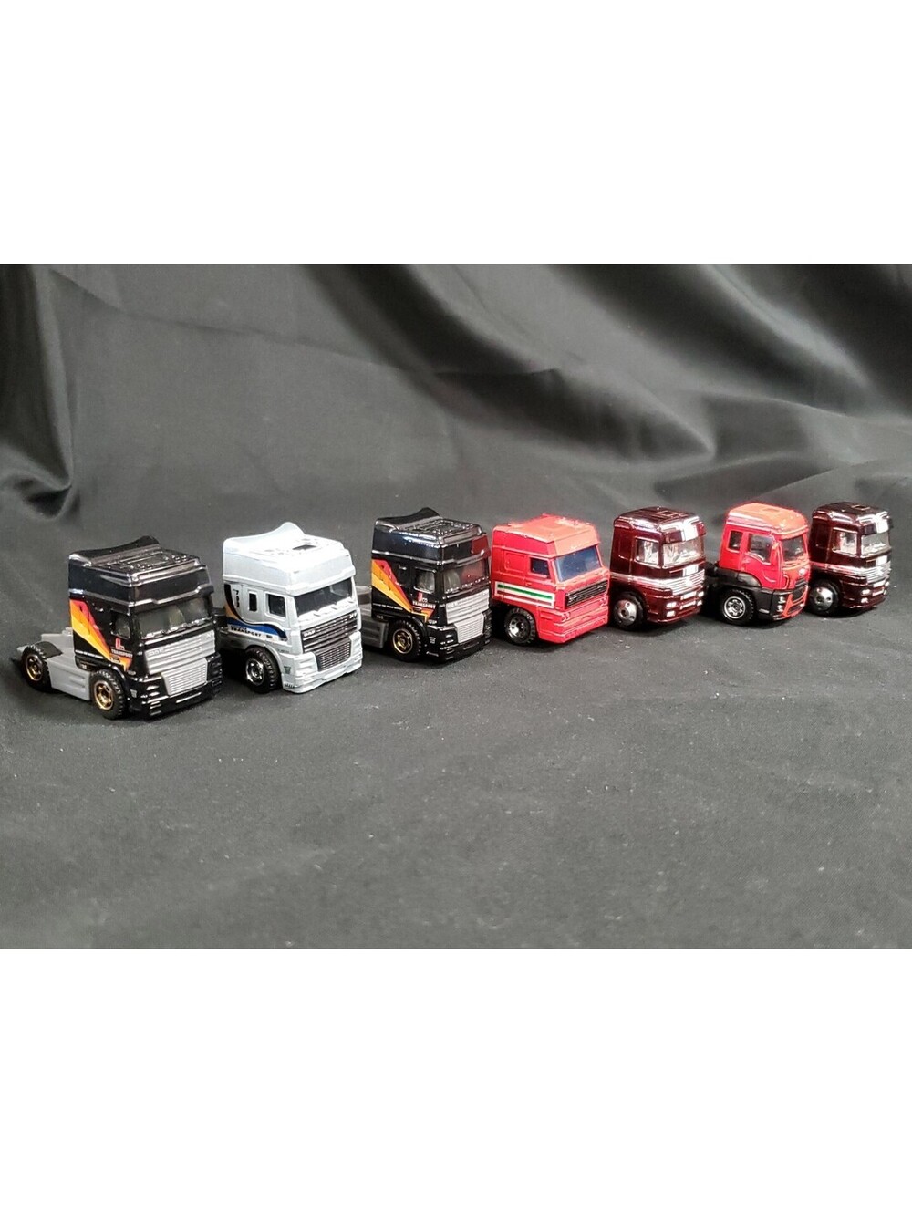 Lot Of 7 Matchbox Diecast 1:86 Trucks 98-2014 Mercedes DAF Ford Very Good